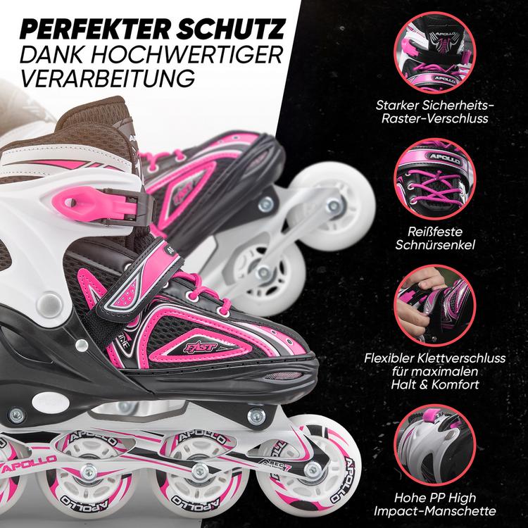 Apollo Apollo Super Blades LED Inline-Skates - pink - 2 | SportScheck