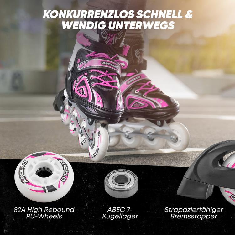 Apollo Apollo Super Blades LED Inline-Skates - pink - 3 | SportScheck