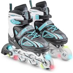 Apollo Super Blades LED Inline-Skates mint