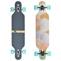 Apollo Nauro - Bamboo Longboard - holz-pastell