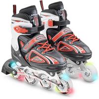 Apollo Super Blades LED Inline-Skates - rot
