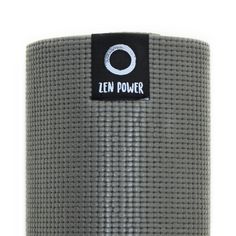 Rückansicht von ZenPower We Love Yoga 183x60x0,6 cm Matte anthrazit