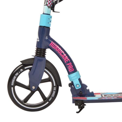 Rückansicht von Apollo Hurricane Scooter blau