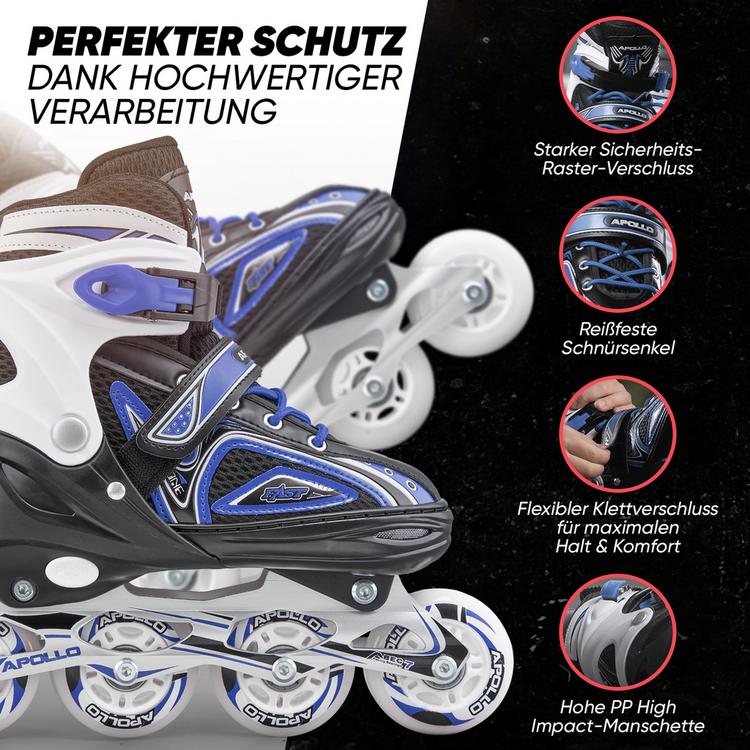 Apollo Apollo Super Blades LED Inline-Skates - blau - 2 | SportScheck