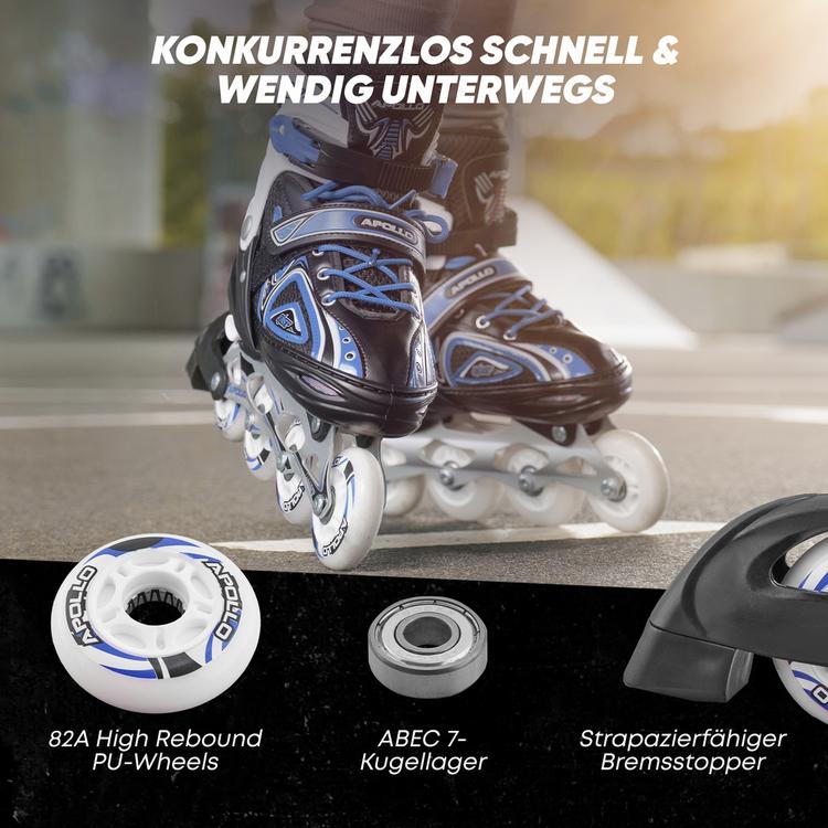 Apollo Apollo Super Blades LED Inline-Skates - blau - 3 | SportScheck