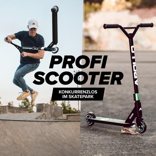 Rückansicht von Apollo Genius Pro 4.0 Scooter schwarz-grün
