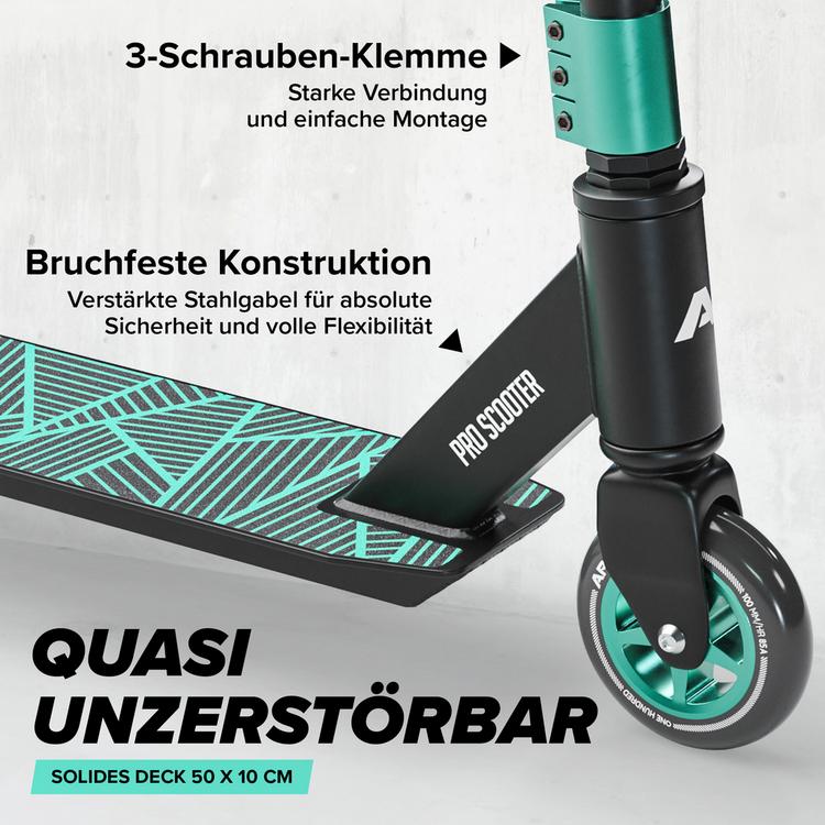 Apollo Apollo Genius Pro 4.0 Scooter - schwarz-gr&uuml;n - 2 | SportScheck