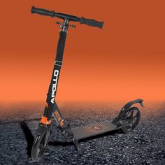 Rückansicht von Apollo Spectre Pro Scooter orange