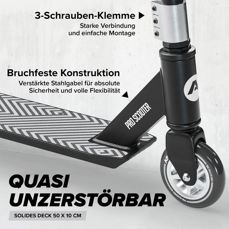 Apollo Apollo Genius Pro 4.0 Scooter - schwarz-silber - 3 | SportScheck