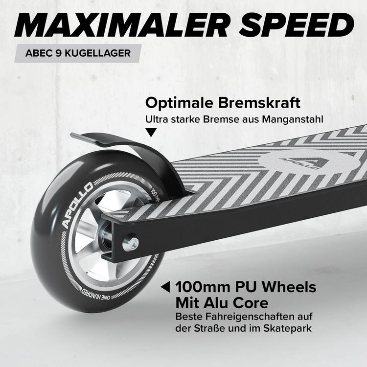 Apollo Apollo Genius Pro 4.0 Scooter - schwarz-silber - 4 | SportScheck