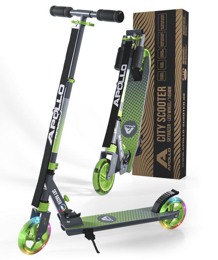 Apollo Apollo Scooter Skyracer Scooter - grau-gr&uuml;n - 0 | SportScheck