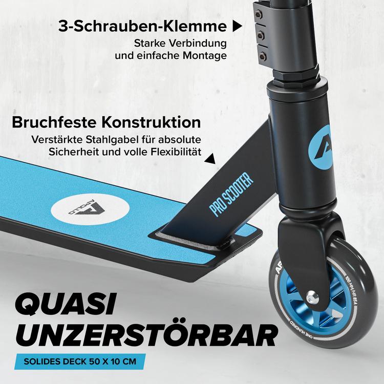 Apollo Apollo Genius Pro 4.0 Scooter - schwarz-blau - 3 | SportScheck