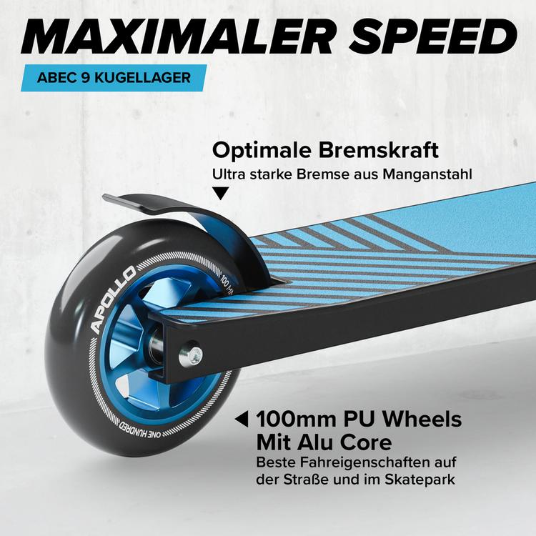Apollo Apollo Genius Pro 4.0 Scooter - schwarz-blau - 4 | SportScheck