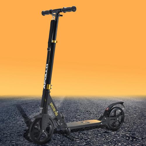 Rückansicht von Apollo Spectre Pro Scooter schwarz-gold