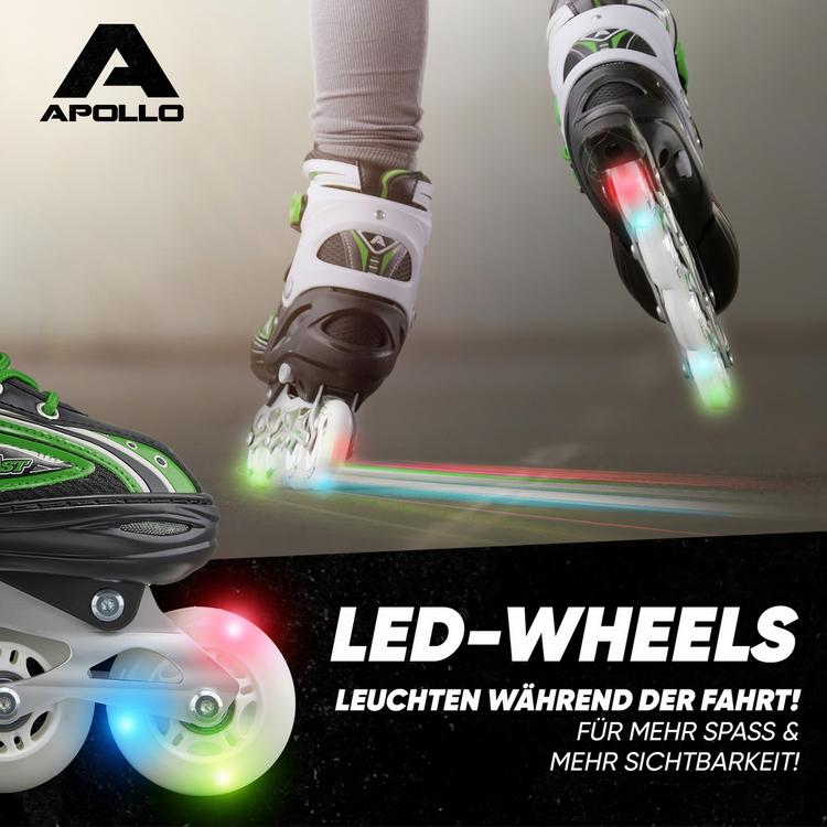 Apollo Apollo Super Blades LED Inline-Skates - gr&uuml;n - 1 | SportScheck