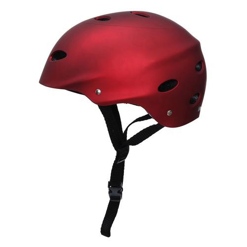 Rückansicht von Apollo Skatehelm mit Design Skate Helm Liquid Red