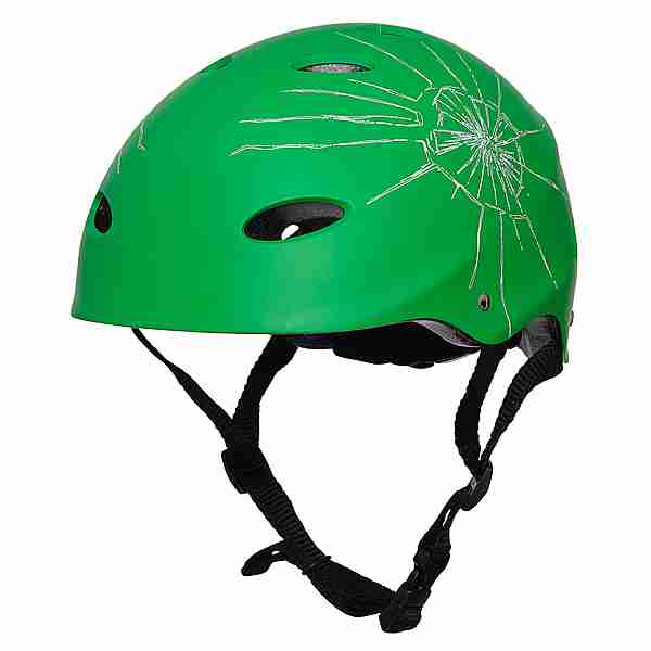 Apollo Skatehelm mit Design Skate Helm Broken Green