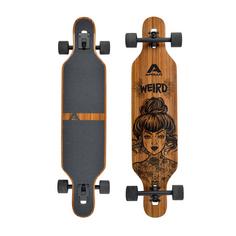 Apollo Weird Longboard holz