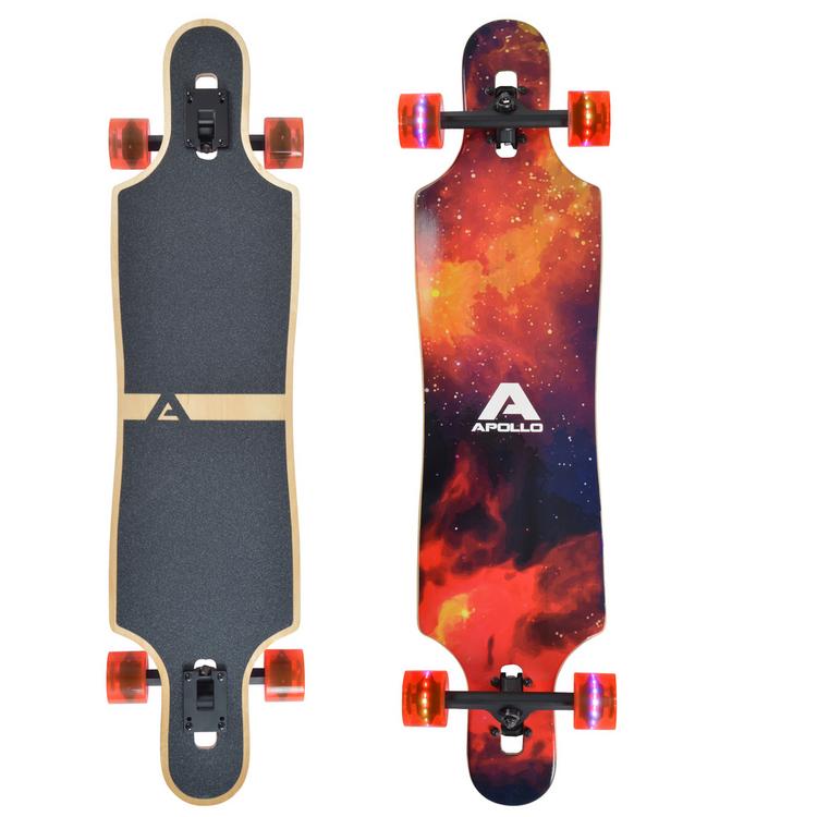 Apollo Apollo Redshift - LED Wheels Longboard - rot-schwarz - 1 | SportScheck