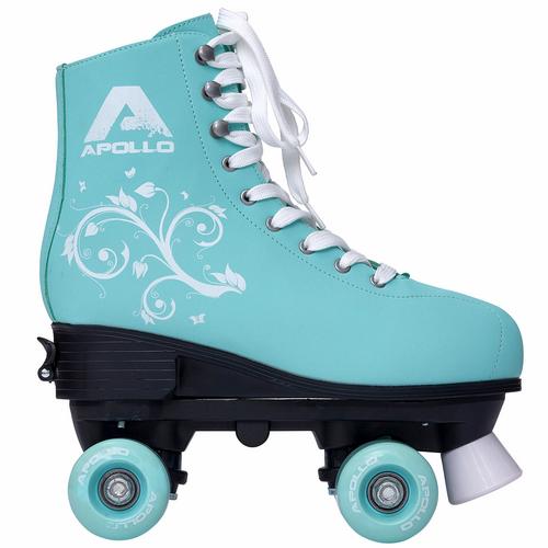 Rückansicht von Apollo Super Skate Multiskate Rollschuhe mint