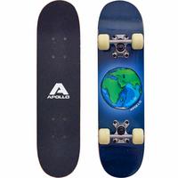 Apollo Around the World - 24" Kinder Skateboard Skateboard-Komplettset - mehrfarbig