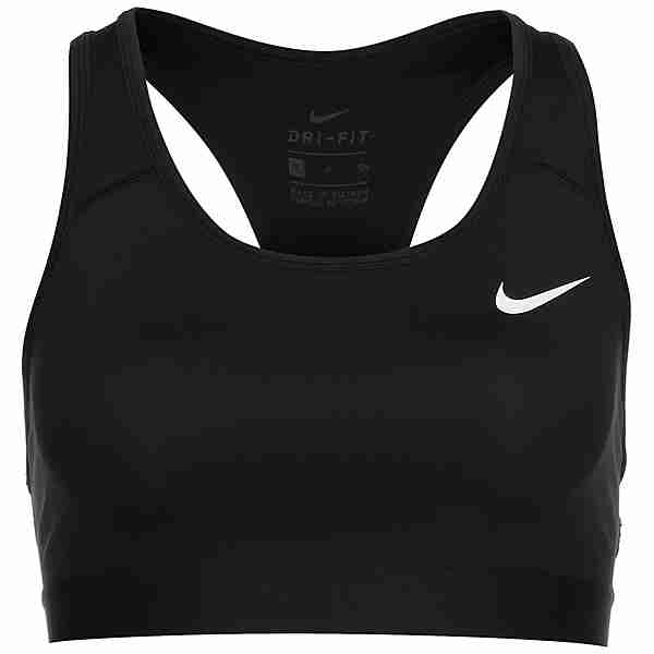 Nike Swoosh Band Sport-BH Damen schwarz / weiß