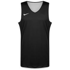 Nike Team Basketball Reversible Basketballtrikot Herren schwarz / weiß