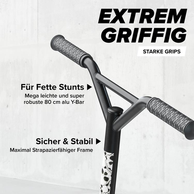 Apollo Apollo Genius Pro 4.0 Scooter - skull-wei&szlig; - 2 | SportScheck