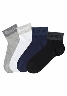 Bench Kurzsocken Freizeitsocken schwarz weiß hell grau blau