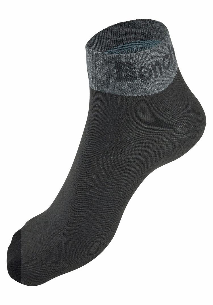 Bench Bench Kurzsocken Socken - schwarz - wei&szlig; - hell grau - blau - 3 | SportScheck