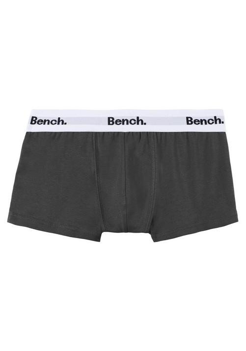 Rückansicht von Bench Boxer Boxershorts Herren anthrazit grau navy