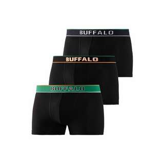 Buffalo Boxer Boxershorts Herren schwarz-navy, schwarz, schwarz-grün