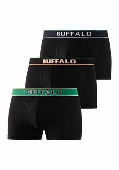 Buffalo Boxer Boxershorts Herren schwarz-navy, schwarz, schwarz-grün