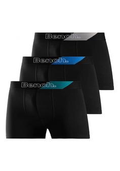 Bench Boxer Boxershorts Herren schwarz