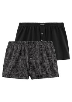 BRUNO BANANI Weiter Boxer Boxershorts Herren bedruckt-schwarz