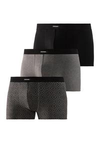 BRUNO BANANI Boxer Unterhose Herren - schwarz - grau