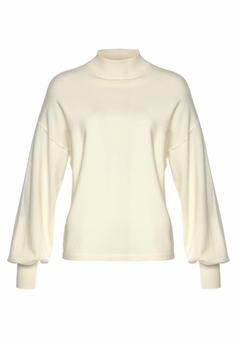 Lascana Strickpullover Strickpullover Damen creme