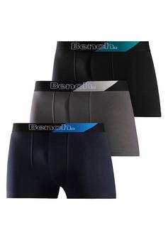 Bench Boxer Boxershorts Herren anthrazit, navy, schwarz