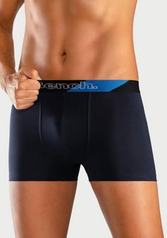 Rückansicht von Bench Boxer Boxershorts Herren anthrazit, navy, schwarz