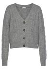 Lascana Strickjacke Strickjacke Damen - grau-meliert