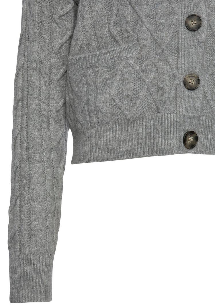 Lascana Lascana Strickjacke Strickjacke Damen - grau-meliert - 0 | SportScheck
