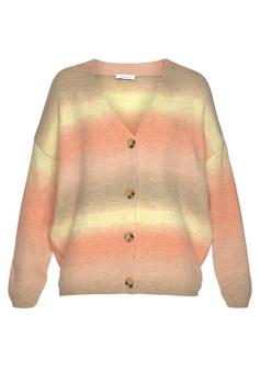 Lascana Strickjacke Strickjacke Damen apricot-gelb-braun