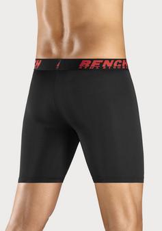 Rückansicht von Bench Funktionsboxer Funktionsunterhose Herren schwarz