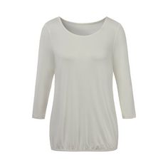 Vivance 3/4-Arm-Shirt Longshirt Damen creme