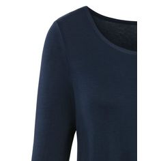 Rückansicht von Vivance 3/4-Arm-Shirt Longshirt Damen navy