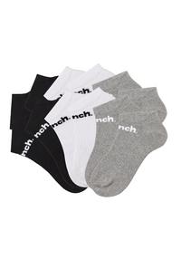 Bench Sportsocken Socken - schwarz - wei&szlig; - grau