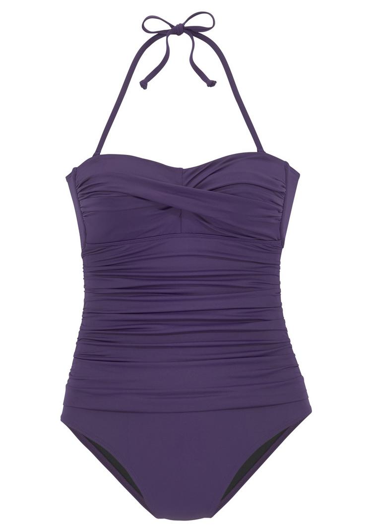 Lascana Lascana Badeanzug Badeanzug Damen - aubergine - 0 | SportScheck