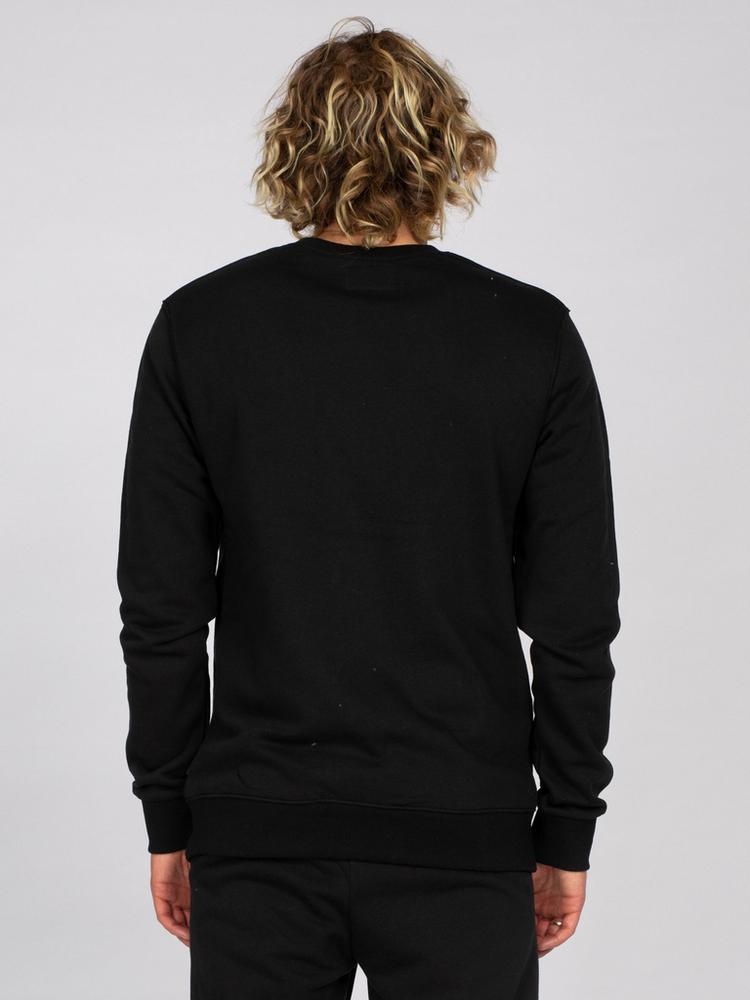 RUSTY RUSTY ONE HIT WONDER CREW FLEECE Rundhalspullover Herren - Black - 1 | SportScheck