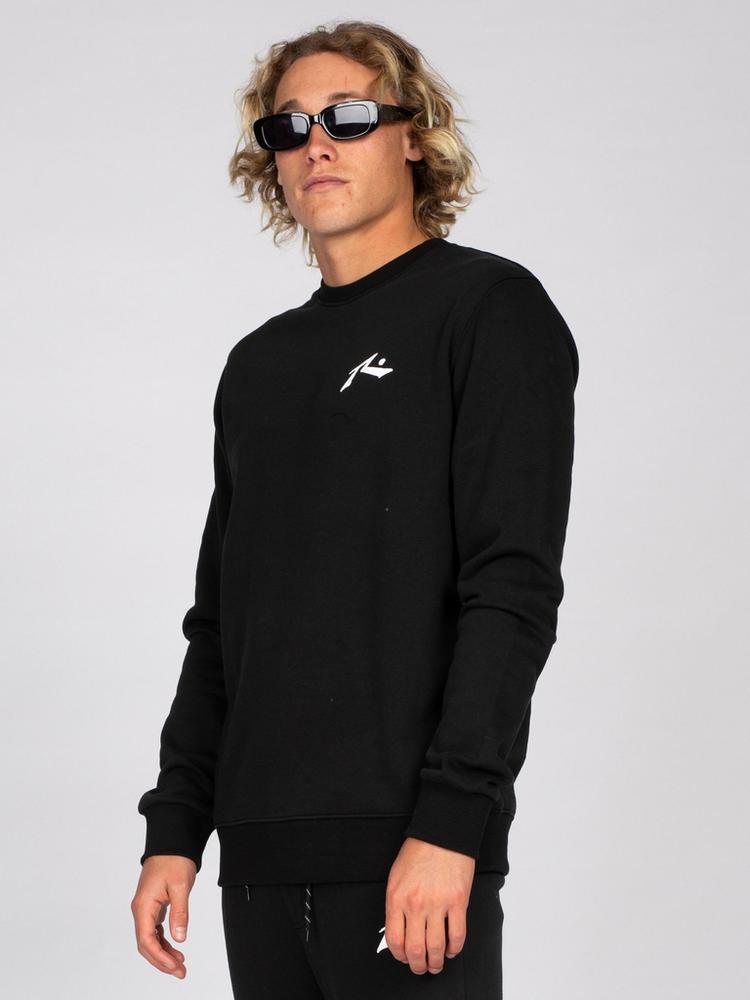 RUSTY RUSTY ONE HIT WONDER CREW FLEECE Rundhalspullover Herren - Black - 3 | SportScheck