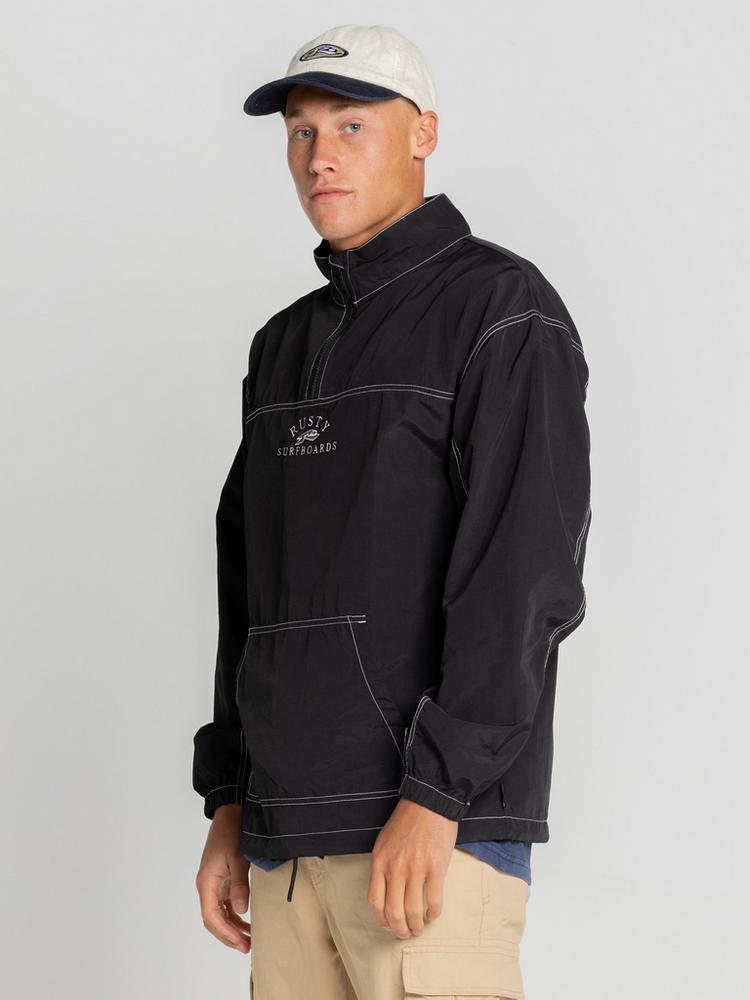 RUSTY RUSTY CORE DIVISION 1/4 ZIP JACKET Jacke Herren - Washed Black - 2 | SportScheck